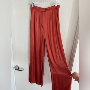 Anthropologie Orange Fall Pants